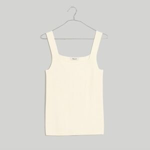Madewell Bradbury Square-Neck Sweater Tank